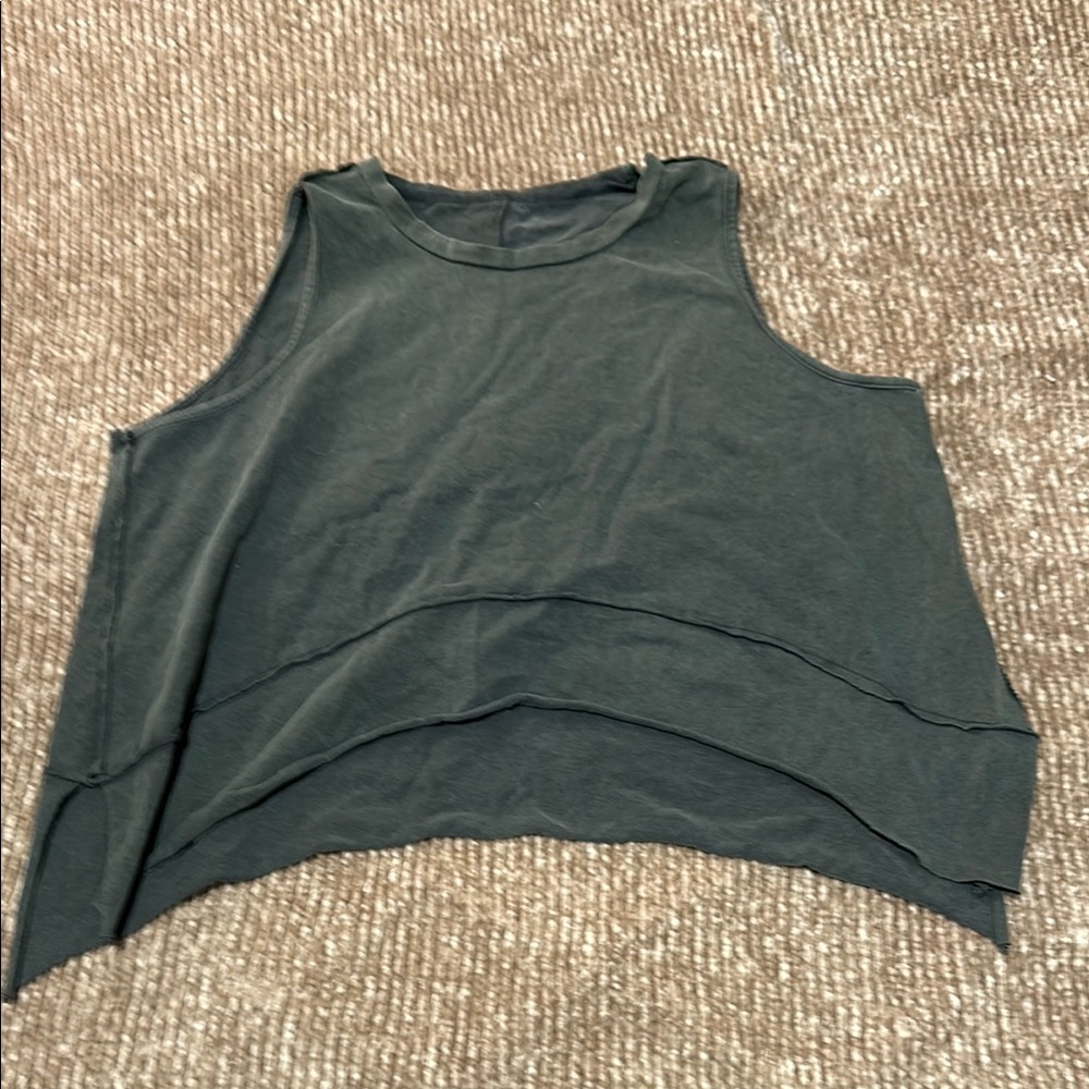 Women's Sleeveless Top - Dark Green